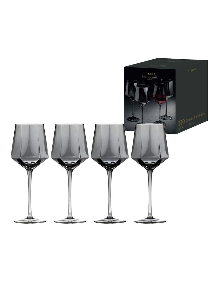 Jaxon Charcoal 4pk Wine Glass image 1