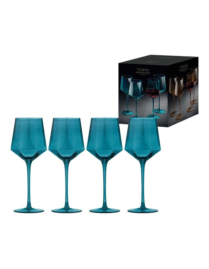 Jaxon Teal 4pk Wine Glass image 2