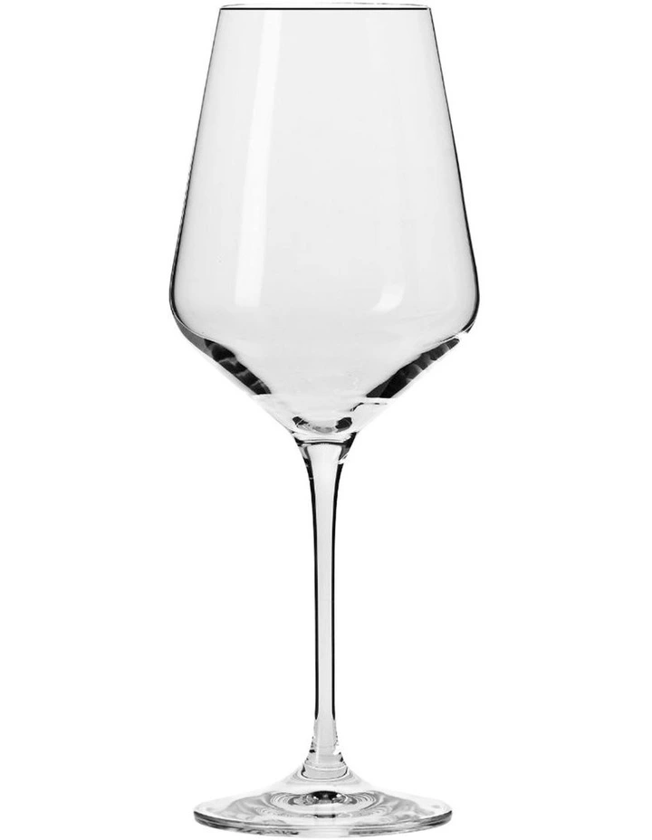 Avant Garde Wine Glass 450ml Set of 6 Gift Boxed Set in Clear image 2