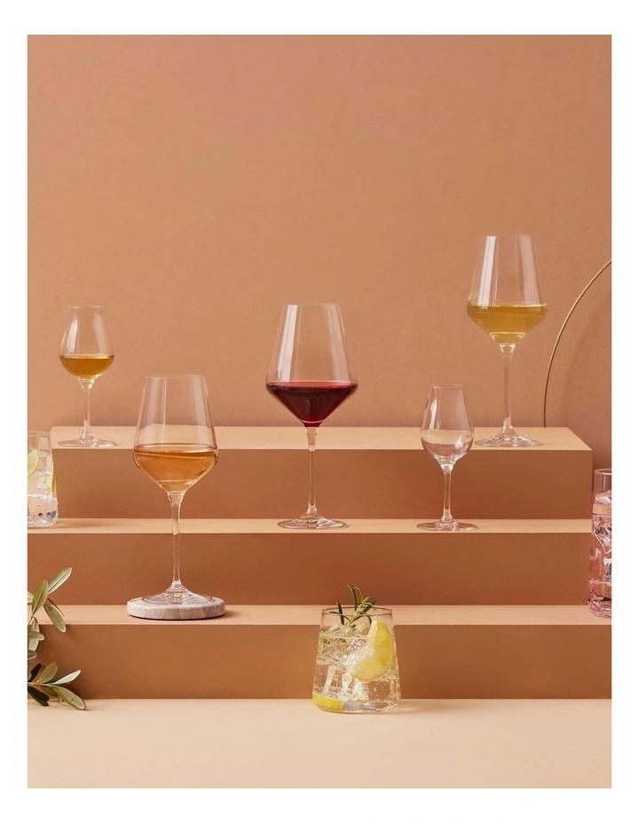 Avant Garde Wine Glass 450ml Set of 6 Gift Boxed Set in Clear image 5