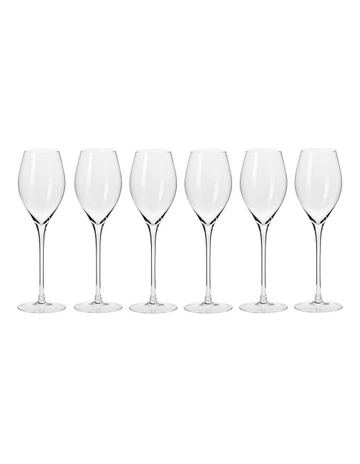 Harmony Prosecco Glass 300ml Set of 6 Gift Boxed in Clear