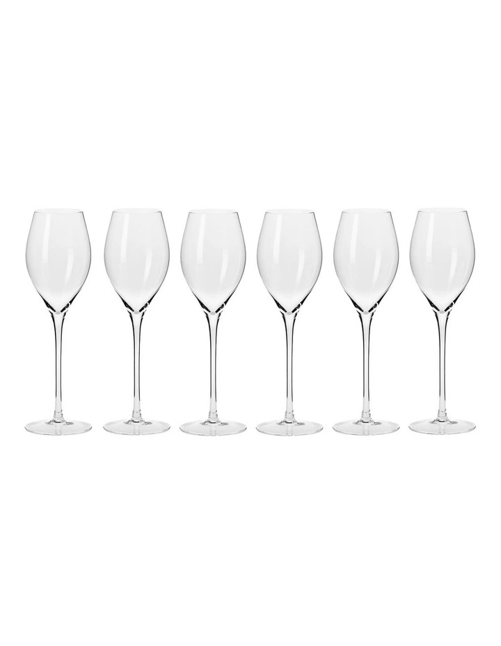 Harmony Prosecco Glass 300ml Set of 6 Gift Boxed in Clear image 1