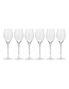 Harmony Prosecco Glass 300ml Set of 6 Gift Boxed in Clear