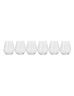 Harmony Stemless Wine Glass 440ml Set of 6 Gift Boxed