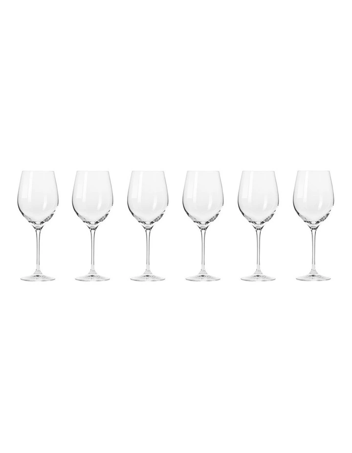 Harmony Wine Glass 430ml Set of 6 Gift Boxed in Clear image 1