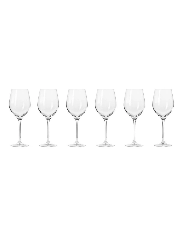 Harmony Wine Glass 430ml Set of 6 Gift Boxed in Clear image 1