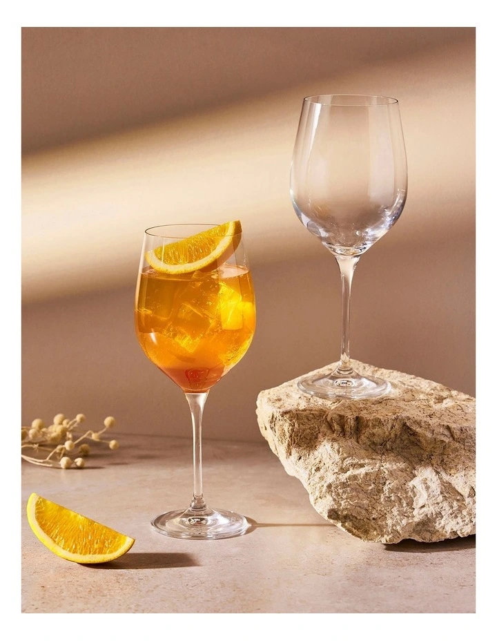 Harmony Wine Glass 430ml Set of 6 Gift Boxed in Clear image 4