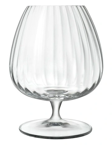 Optica Cognac 465ml 4 Pack in Clear