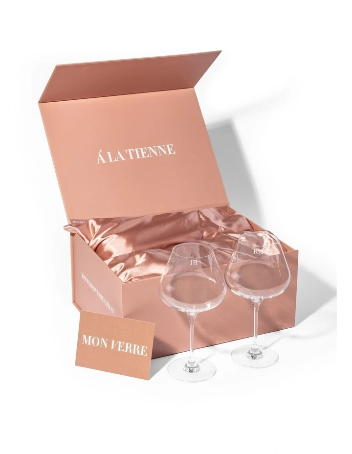 Roma Wine Glass Set of 2 With Gift Box image 2