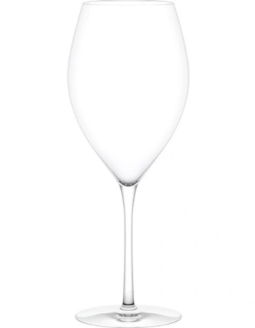 Vintage White A Wine Glass Set of 2
