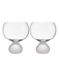 Zephyr Gin Glass 2 Pack in White