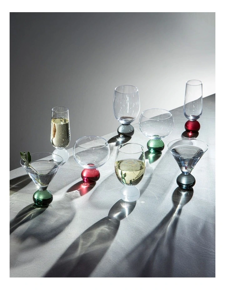 Zephyr Gin Glass 2 Pack in Red image 3