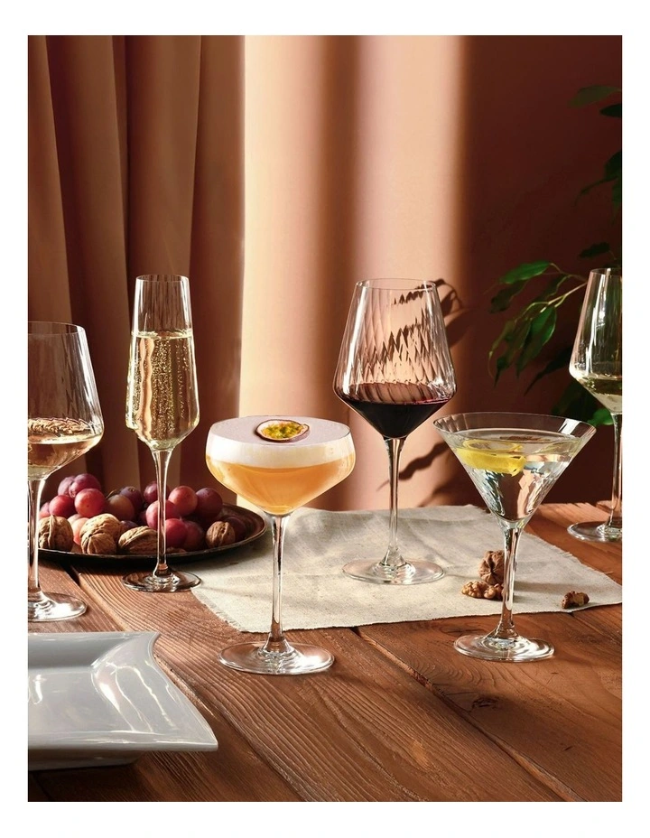 Avant Garde Lumi Cocktail Glass Set of 6 in Clear image 4