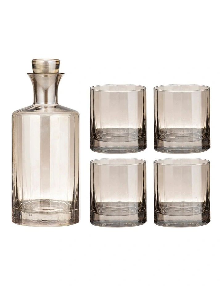 Ava Whisky Set 5 Piece in Brown image 1