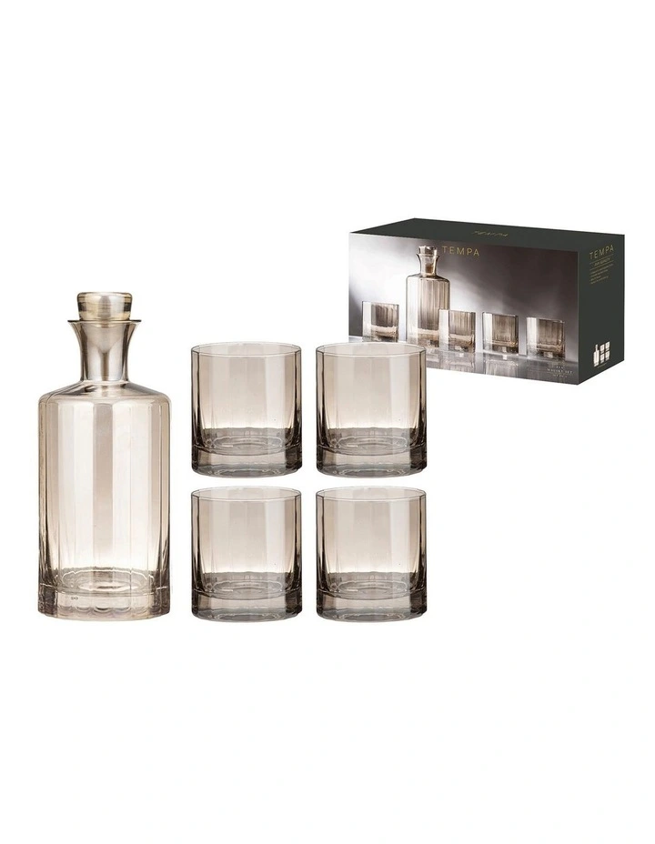 Ava Whisky Set 5 Piece in Brown image 2