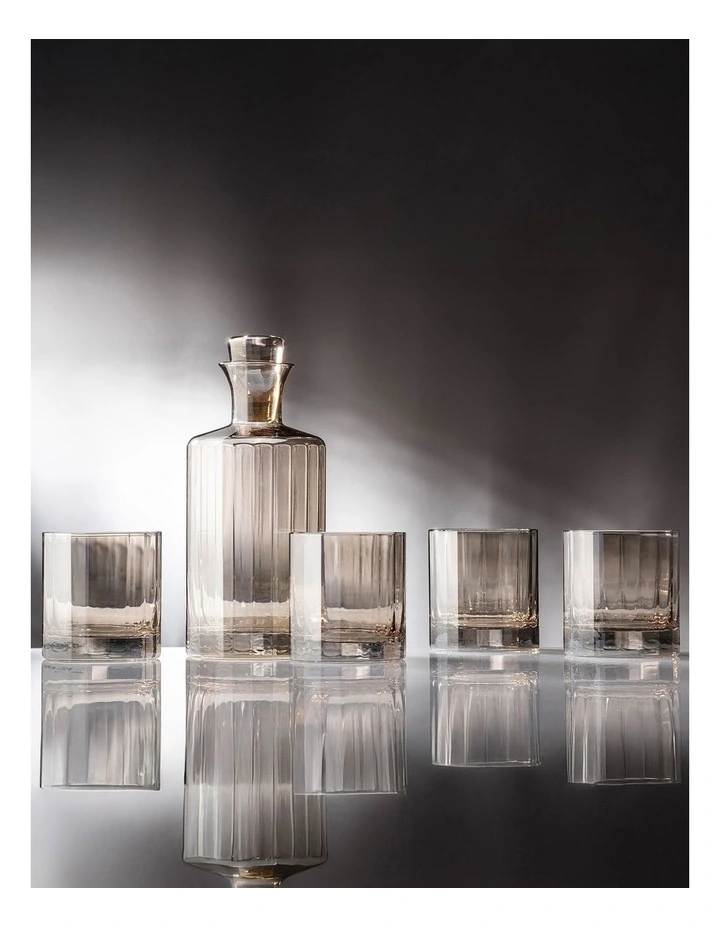 Ava Whisky Set 5 Piece in Brown image 3