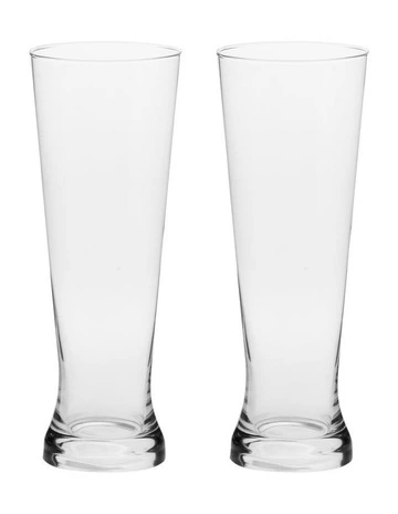 Duet Pilsner 670ml Set of 2 Gift Boxed in Clear