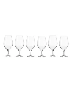 Harmony Beer Glass 400ml Set of 6 Gift Boxed