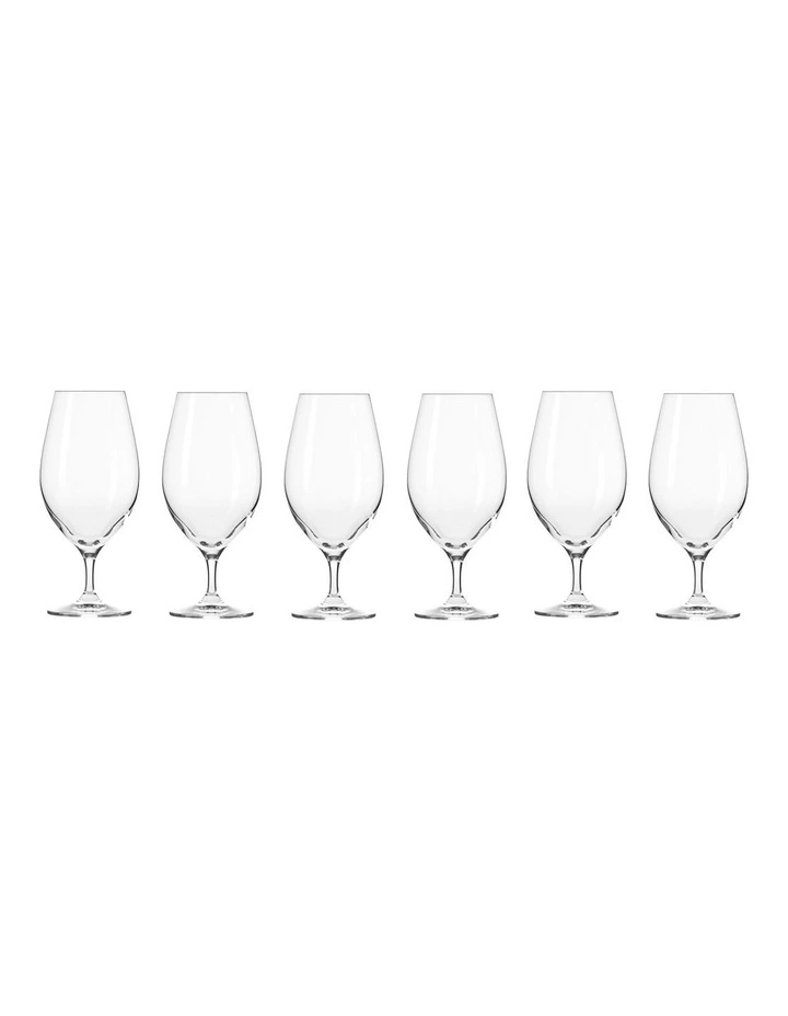 Harmony Beer Glass 400ml Set of 6 Gift Boxed image 1