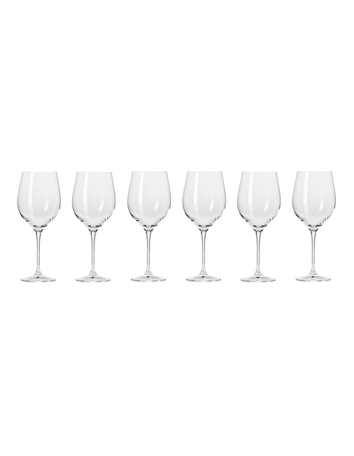 Harmony Wine Glass 530ml Set of 6 Gift Boxed Set in Clear image 1