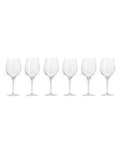 Harmony Wine Glass 530ml Set of 6 Gift Boxed Set in Clear