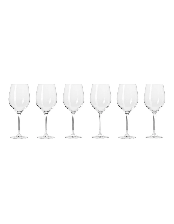 Harmony Wine Glass 530ml Set of 6 Gift Boxed Set in Clear image 1