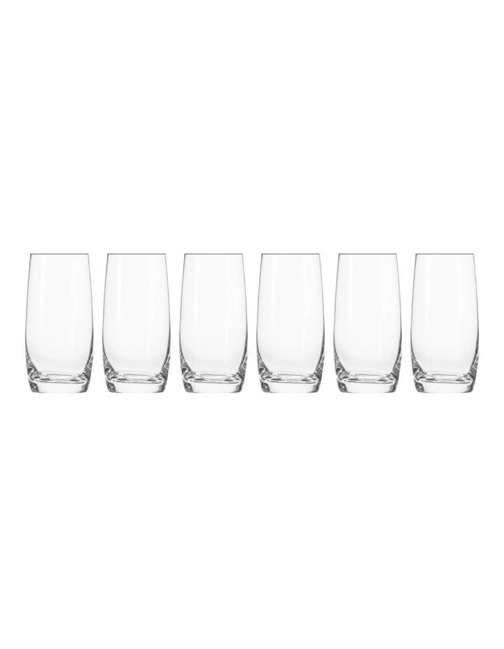 Blended Highball Glass Set of 6 in Clear image 1