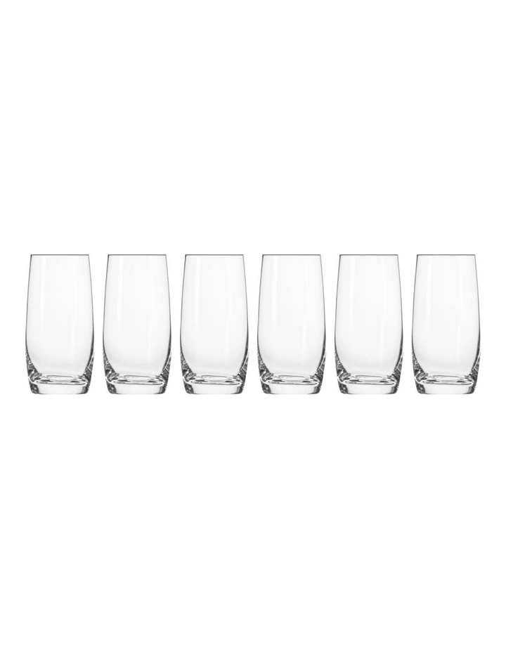 Blended Highball Glass Set of 6 in Clear image 1