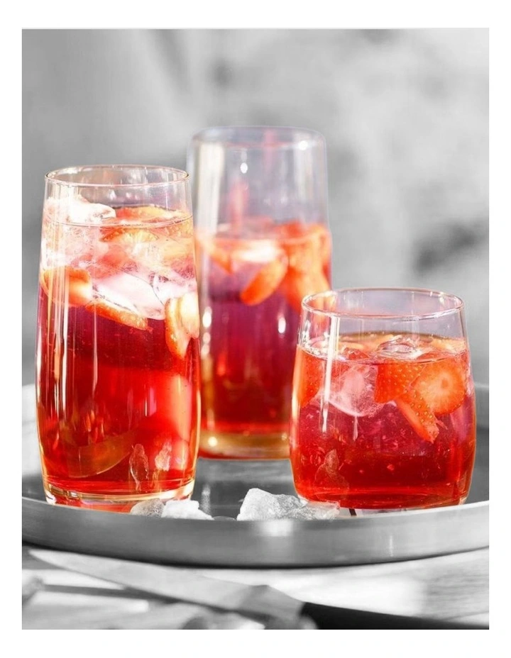 Blended Highball Glass Set of 6 in Clear image 5