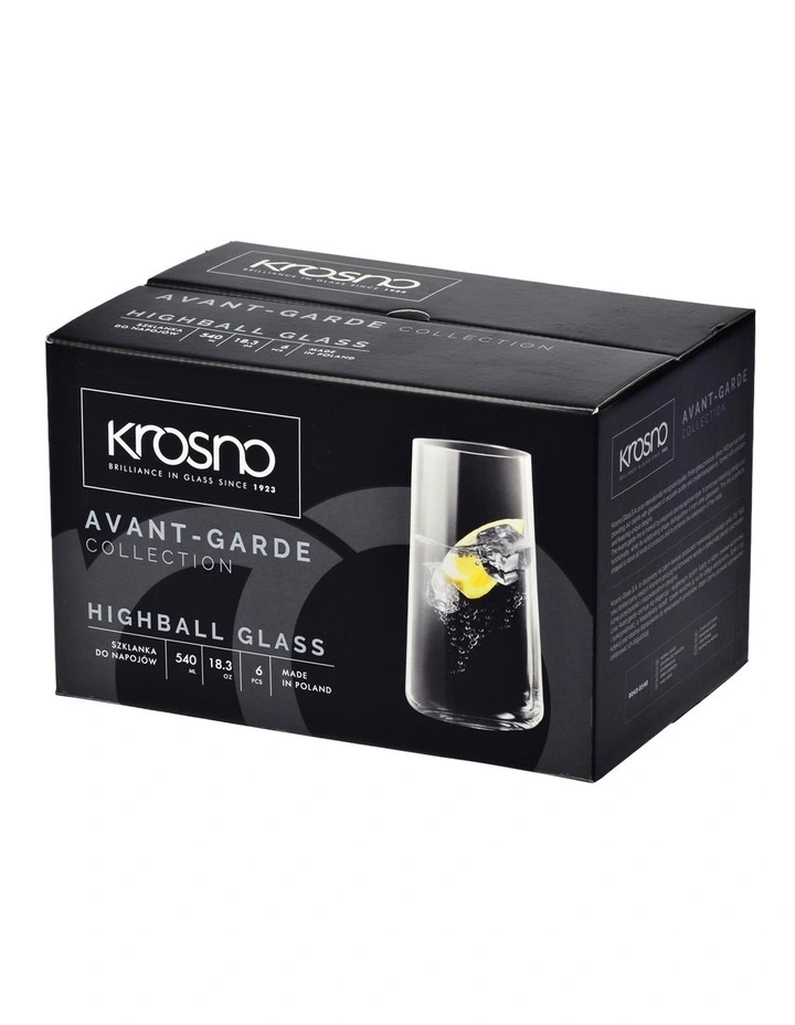 Avant Garde Highball 550ml Set of 6 Gift Boxed image 3