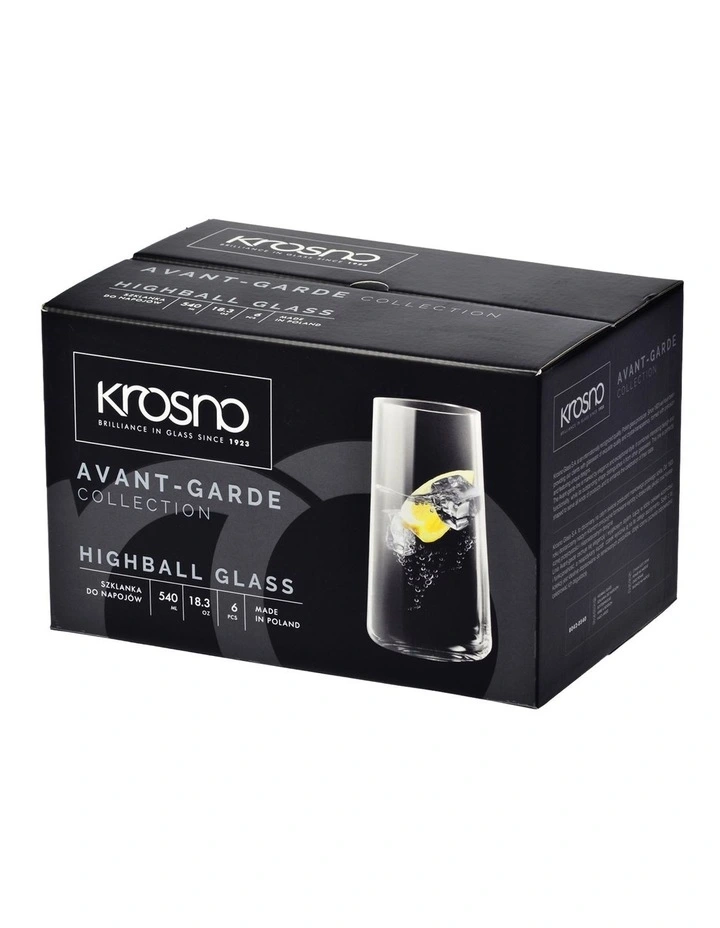 Avant Garde Highball 550ml Set of 6 Gift Boxed image 3