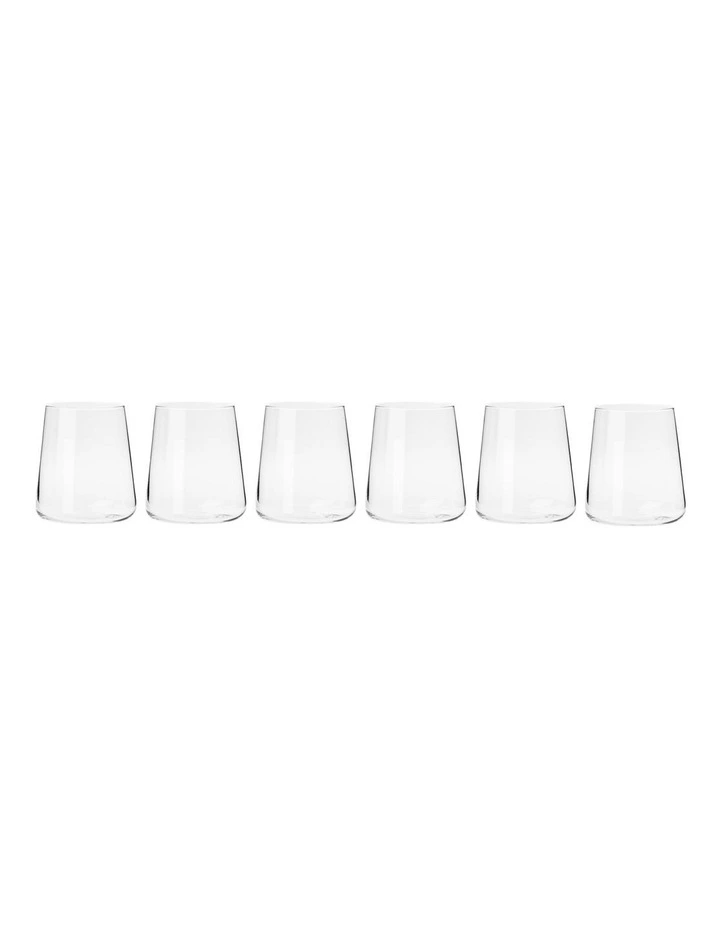 Avant Garde Tumbler Set 430ml 6 Piece Gift Boxed in Clear image 1