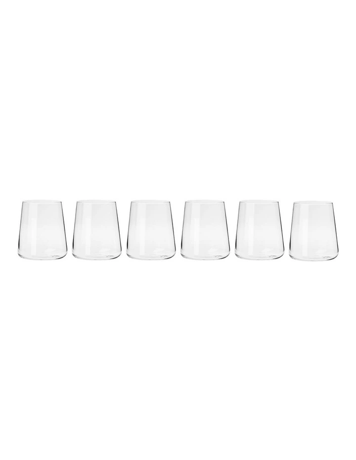 Avant Garde Tumbler Set 430ml 6 Piece Gift Boxed in Clear image 1