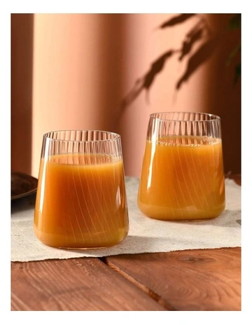 Avant Garde Lumi Tumbler Set of 6 430ml Gift Boxed in Clear