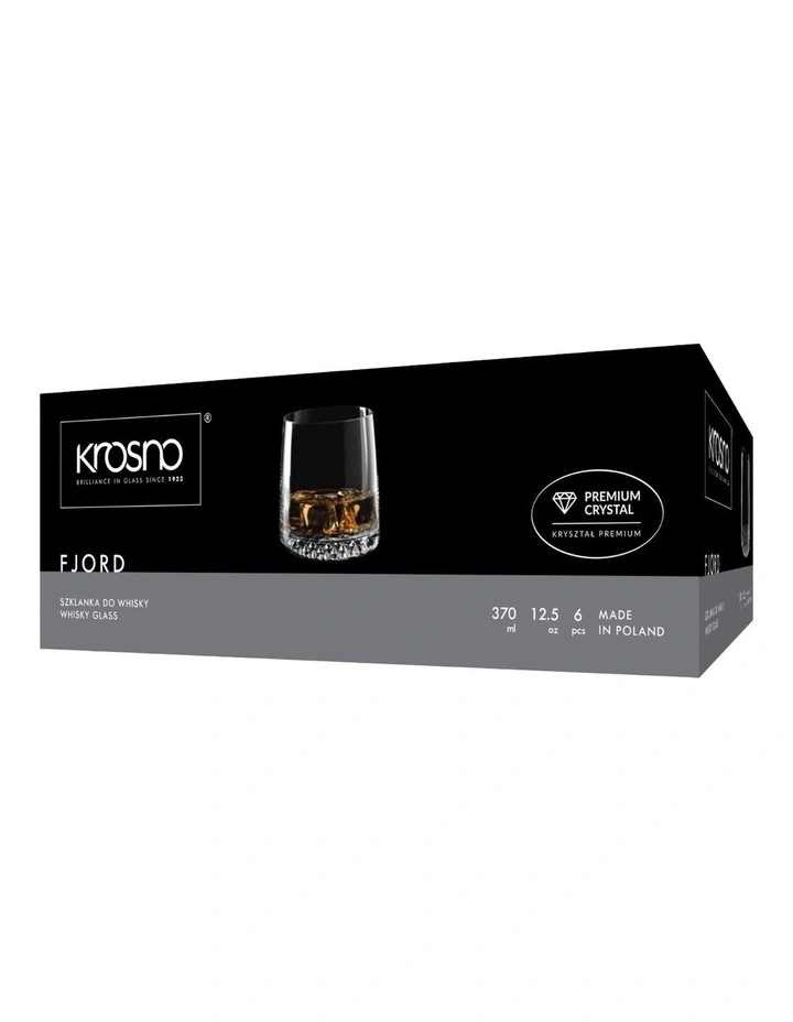 Fjord Tumbler Set of 6 in Clear image 3
