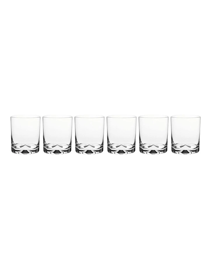 Triad Double Old Fashion Glass Set of 6 in Clear image 1