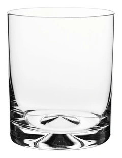 Triad Double Old Fashion Glass Set of 6 in Clear