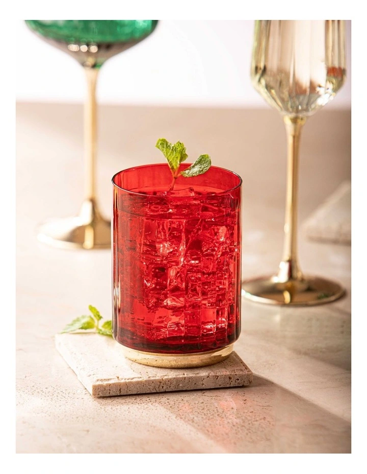 Valentina Lowball Tumbler 2 Pack in Berry image 3