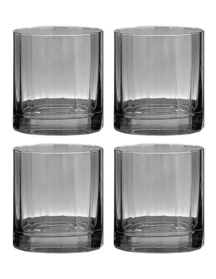Ava Whisky Glass 4 Pack in Charcoal image 1