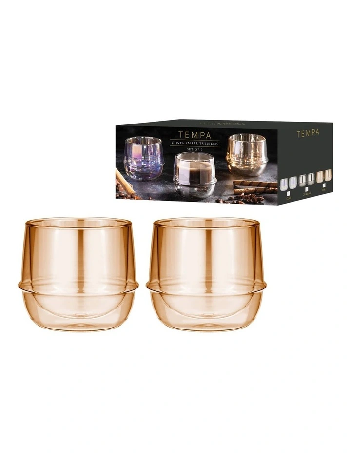 Costa Gold Small 2pk Tumbler image 2