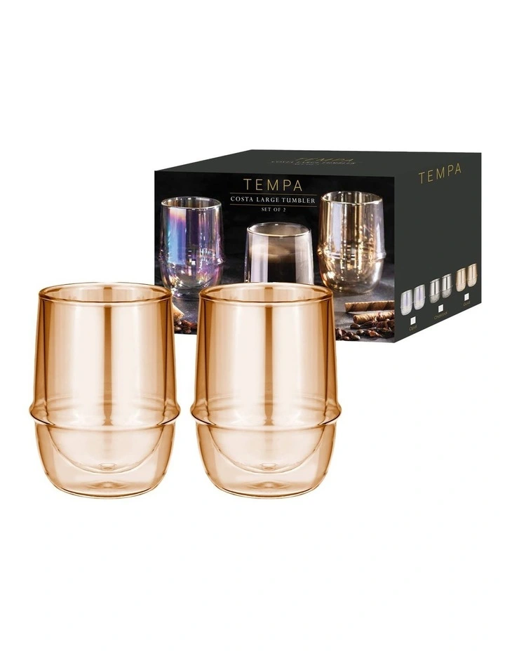 Costa Gold Large 2pk Tumbler image 2