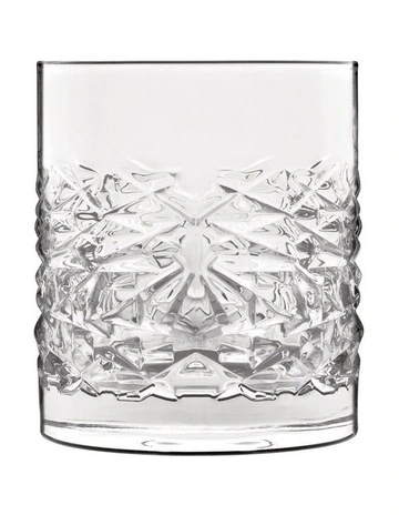Textures 380ml Double Old Fashioned Set of 6 in Clear