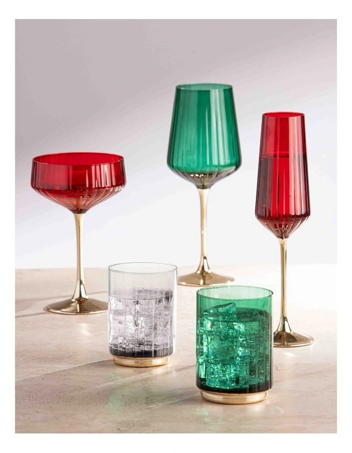Valentina Champagne Glass 2 Pack in Berry image 3