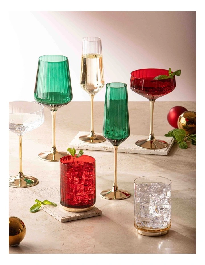 Valentina Champagne Glass 2 Pack in Forest image 3