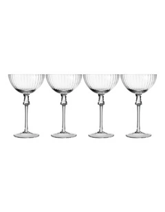Giovana Coupe Glass 250ML Set of 4 Gift Boxed