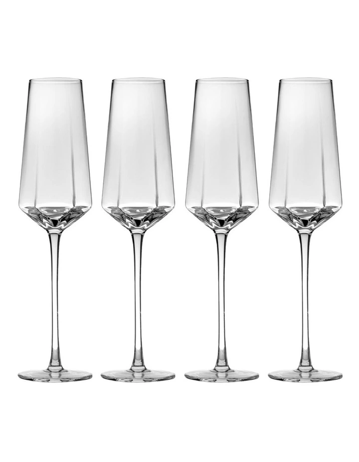Jaxon Clear 4pk Champagne Glass image 1