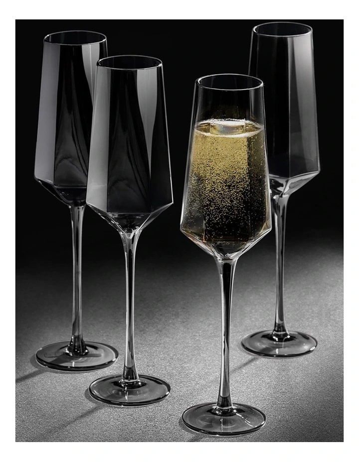 Jaxon Charcoal 4pk Champagne Glass image 4