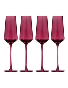 Jaxon Plum 4pk Champagne Glass