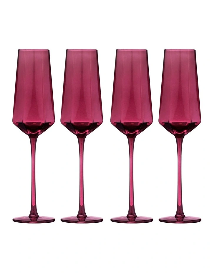 Jaxon Plum 4pk Champagne Glass image 1
