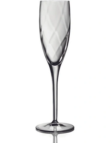 Canaletto Champagne Flute Set of 4 in Clear